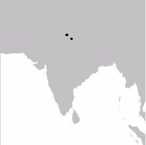 Ophrysia superciliosa map